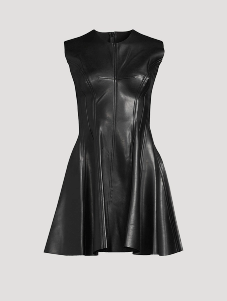 Grace Faux Leather Mini Dress