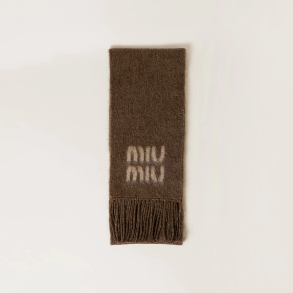 Wool and mohair scarf