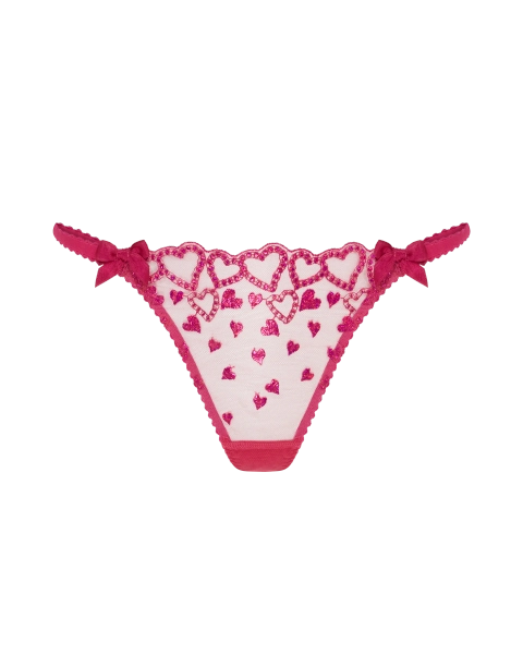 Rozann Trixie Thong in Fuchsia/Fuchsia | By Agent Provocateur