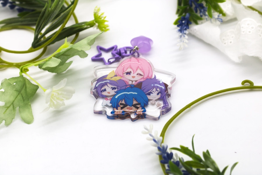 Lucky Star Acrylic Charm by aeryux - in.cube8r