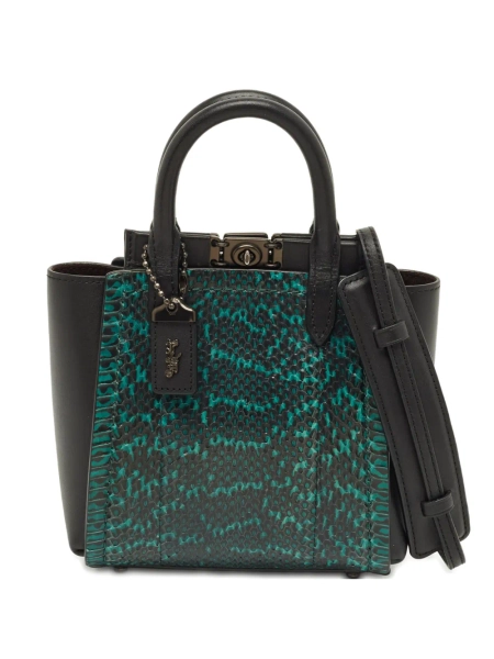 Coach Troupe 16 snakeskin leather tote bag | One Size