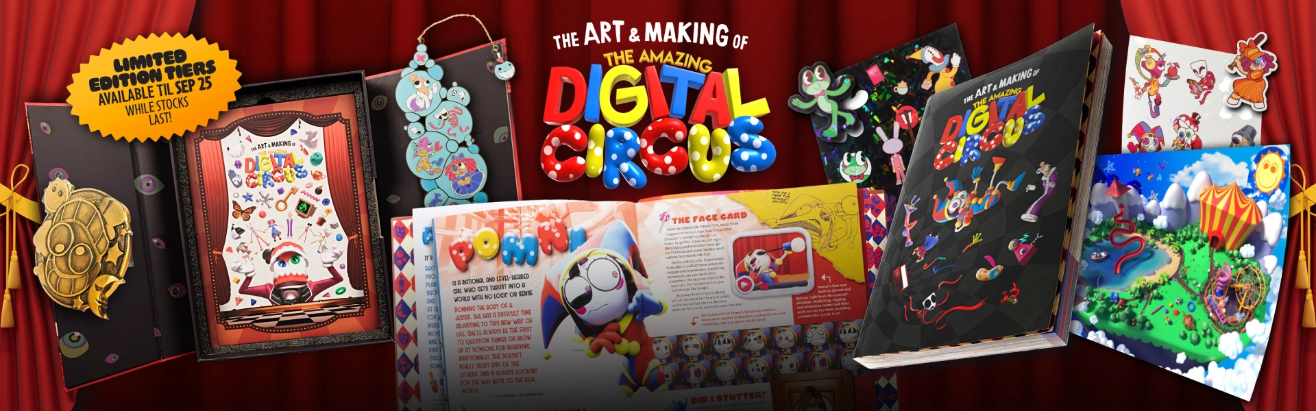 TADC Hardcover Book w/ Stickers & Etc