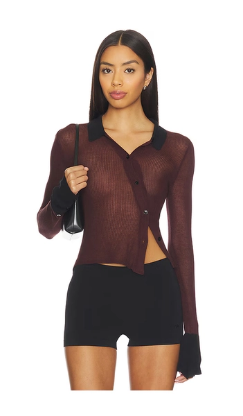 I.AM.GIA Davina Top in Brown. - size XS (also in S, XXS, M)