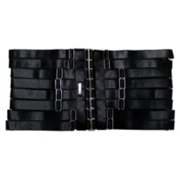 Yeha Waist Cincher ( Black + Silver )