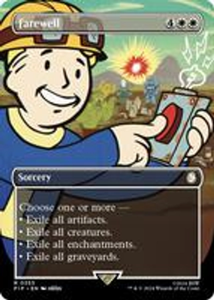 Farewell (Borderless) - Universes Beyond: Fallout by Prodigy Games | TCGplayer