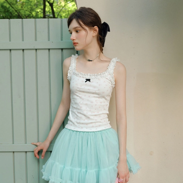 쎄무아듀(CEST MOIDEW) Cest_Floral lace sleeveless top - 사이즈 & 후기 | 무신사