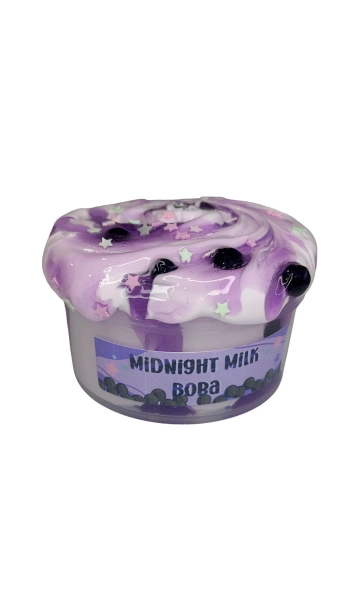 Midnight Milk Boba Glossy Slime 8oz - Etsy Australia