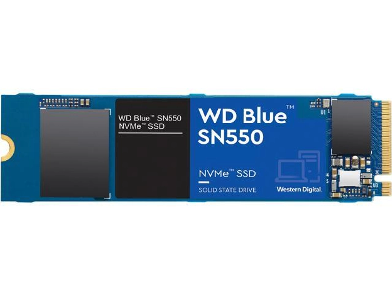 Western Digital WD Blue SN550 NVMe M.2 2280 1TB PCI-Express 3.0 x4 3D NAND Internal Solid State Drive (SSD) WDS100T2B0C