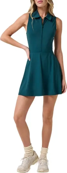 Move Half-Zip Sleeveless Dress