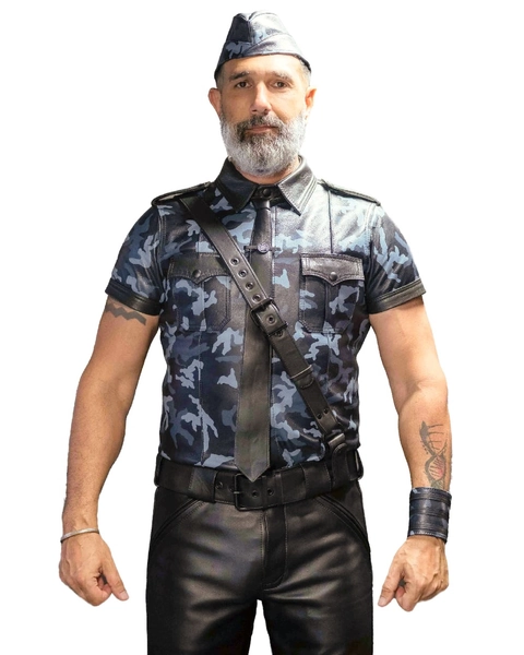 Uniform Camo Leather Shirt - Rough Trade Gear