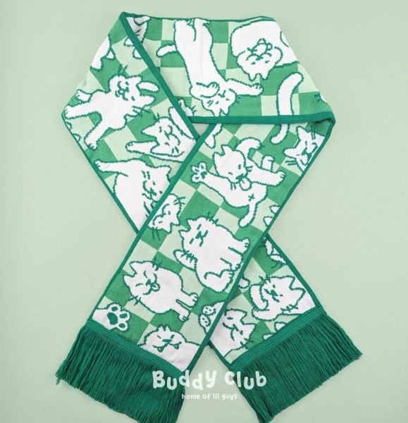 What the Cat Doing? / Scarf / 100 % Cotton Woven / Unisex / Gifts / Alternative - Etsy