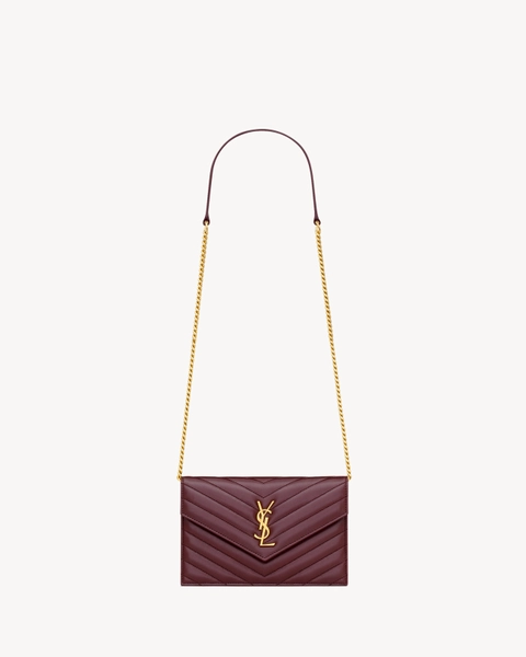 CASSANDRE ENVELOPE CHAIN WALLET IN LAMBSKIN