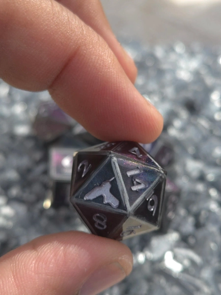 Mystery d20s — Smoking Glue Guns