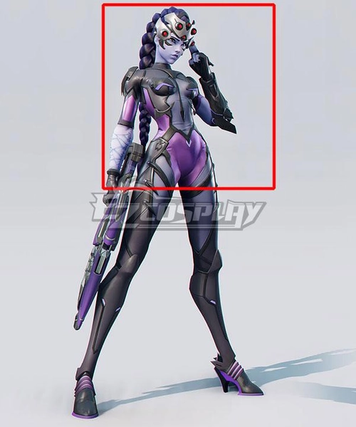 Overwatch 2 OW Widowmaker Amelie Lacroix Purple Cosplay Wig