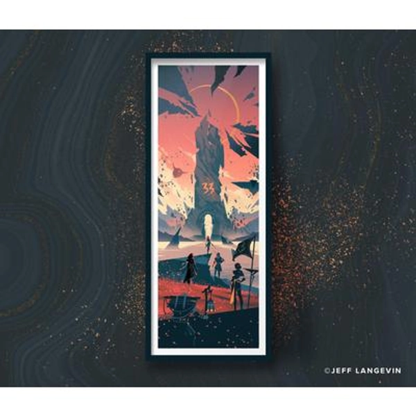 Expedition 33 Art Print Poster, Clair Obscur video game design