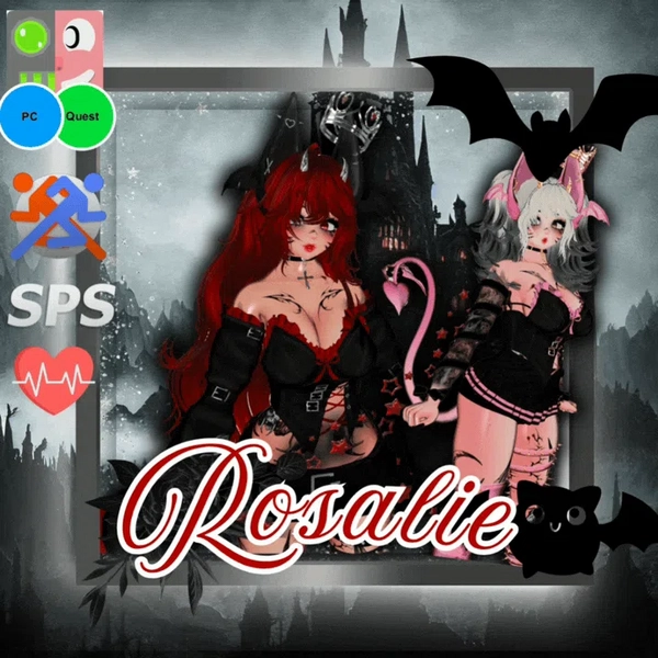 🦇 Rosalie the Vampire | Vrcft + Pc + Quest by AnaDaBanana on Jinxxy