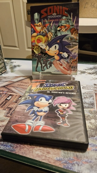 Sonic the Hedgehog the Complete Series + Underground DVD Oop RARE Box Set 4-Disc