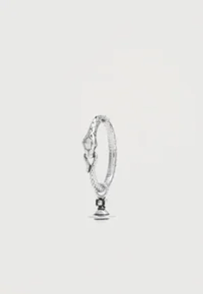 ALBANE SINGLE EARRING UNISEX - Boucle d'oreille individuelle - silver-coloured