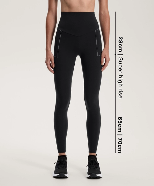 Comfortlux super high-rise ankle-length leggings with pockets