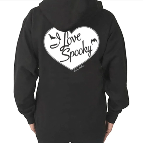 I Love Spooky Zip Up Hoodie 