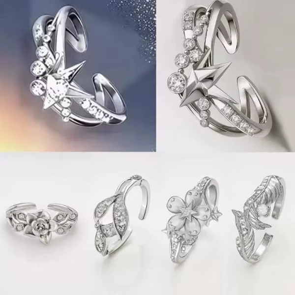 Anillo de boda Love And Deepspace Xavier Zayne Rafayel Sylus Caleb, anillos ajustables para Cosplay de Anime, accesorios de disfraces para fiesta de Halloween 