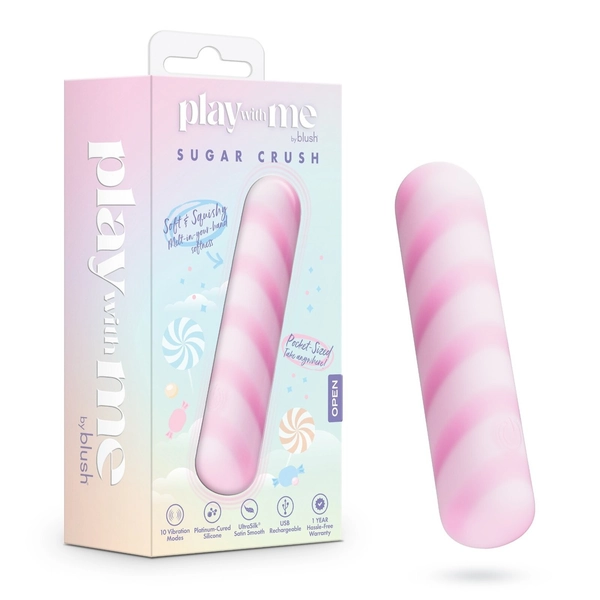 Blush Play With Me Sugar Crush Silicone Bullet Vibrator For Women Adult Sex Toy