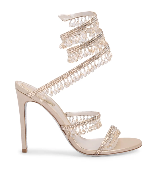 René Caovilla Embellished Chandelier Sandals 105