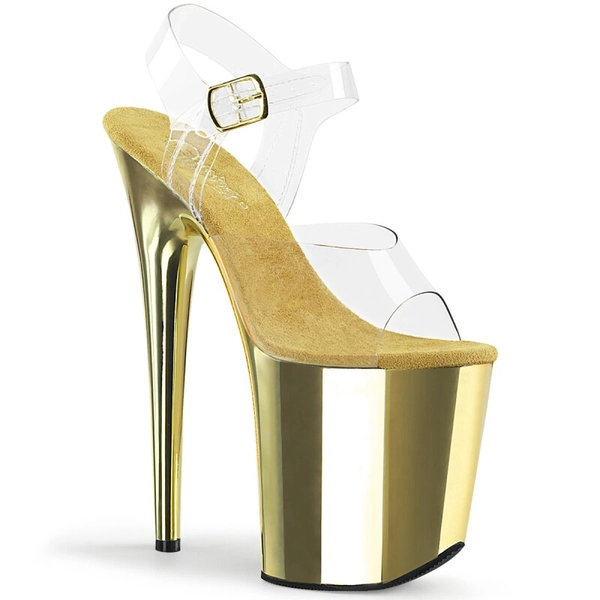 Pleaser FLAMINGO-808 - Gold | Crazy-Heels