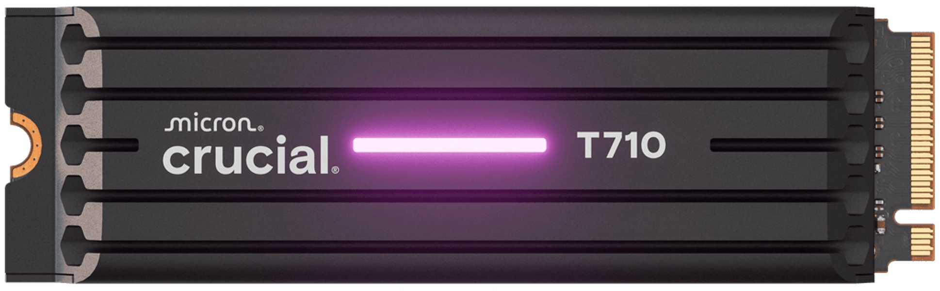 Crucial T710 4TB PCIe Gen5 NVMe 2280 M.2 SSD with heatsink | CT4000T710SSD5 | Crucial.com