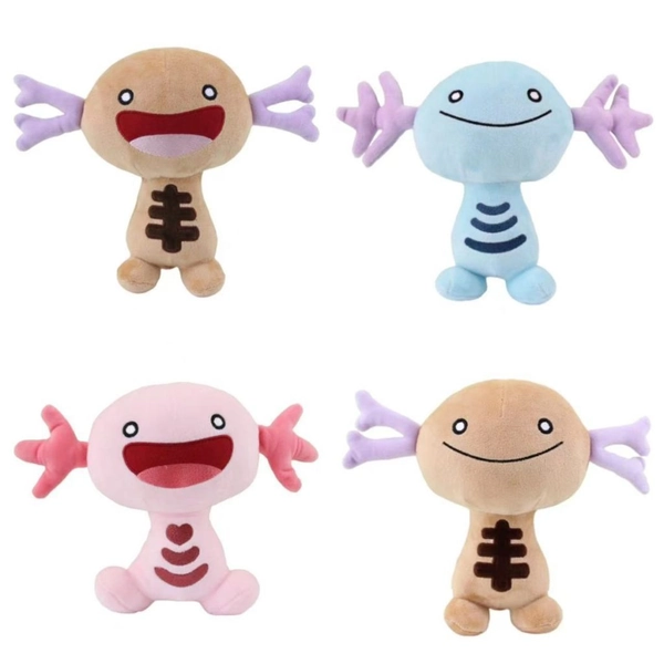 Paldean Wooper Plush Toy 9 inches Stuffed Animal Wooper Plushie - Sky Blue
