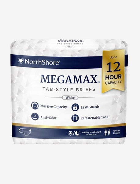 Northshore Megamax white - Plastic diapers - Diaper Minister