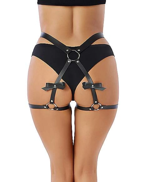 Bondage Harness with Bows