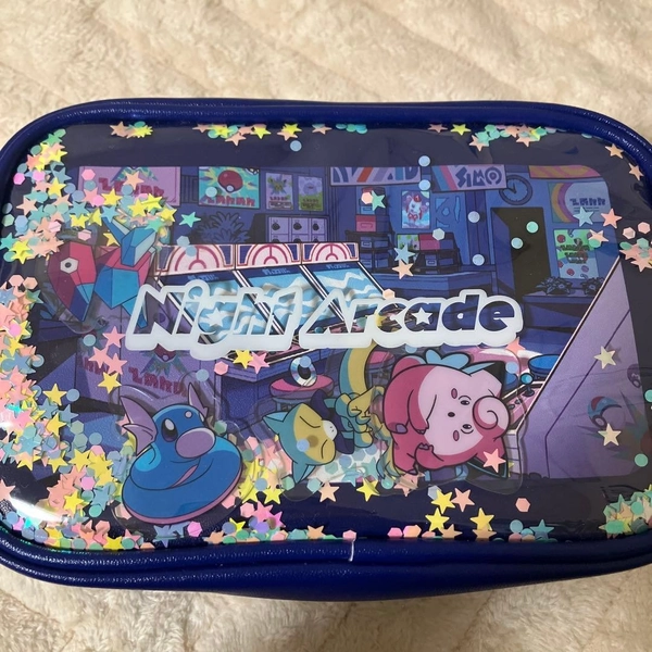 Night Arcade Pouch Pokemon Center Vinyl Bag Collectible Official Licensed