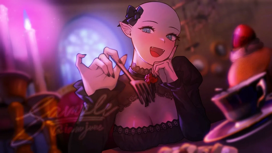 Vampire dinner YCH | Animated by JUN3 ☁ (@iamjun3)