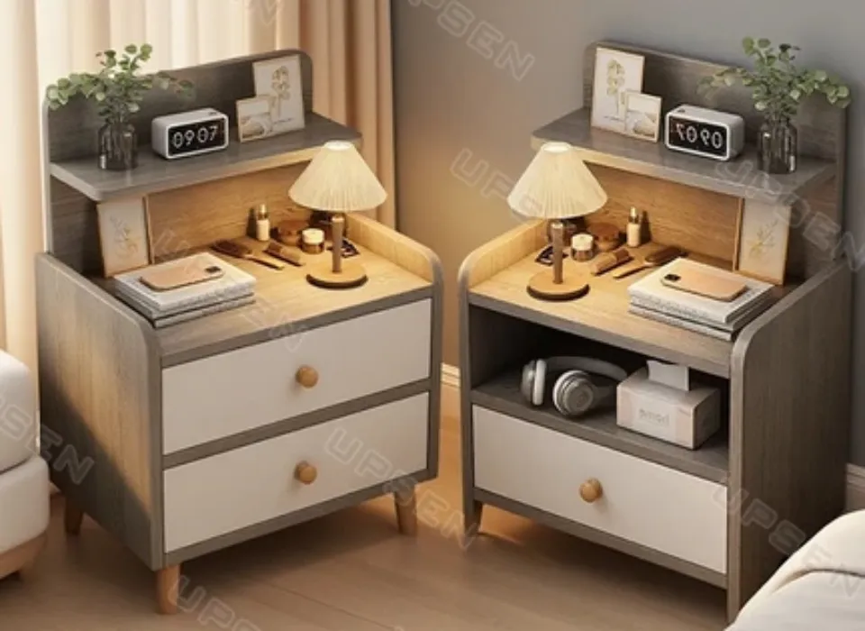 Wooden Bedside Cabinet