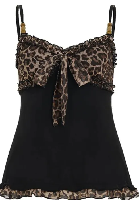  Leopard Cami Top