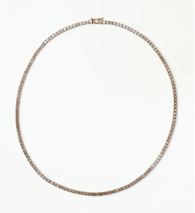 WWAKE One of a Kind Desert Diamond Tennis Necklace