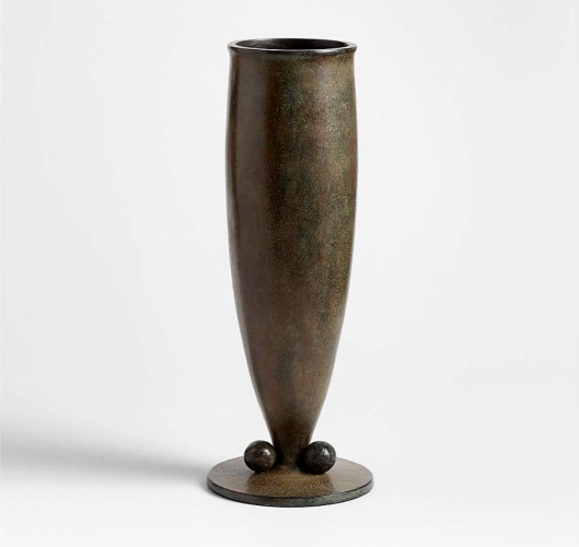 Giaco Medium Green Patina Vase 13 by Jeremiah Brent