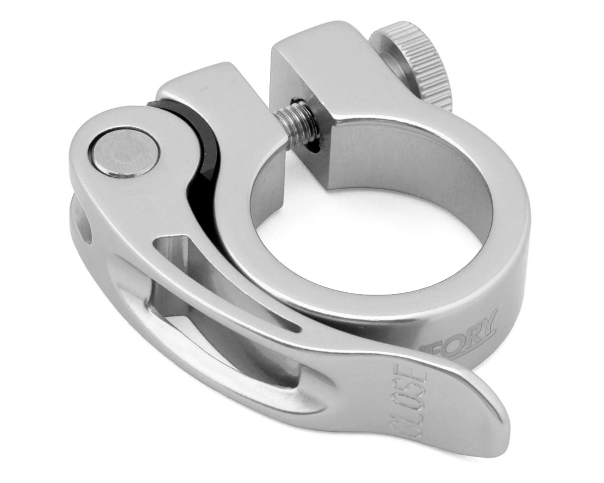 Theory Quickie Quick Release Seat Clamp (Silver) (28.6mm) 