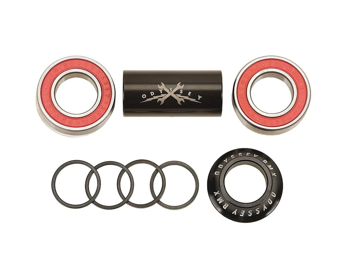 Odyssey Mid Bottom Bracket (Black) (22mm) 
