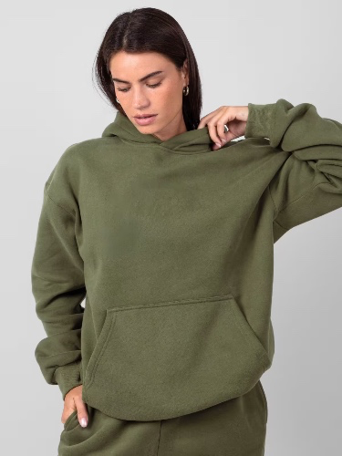 Olive green cloud hoodie
