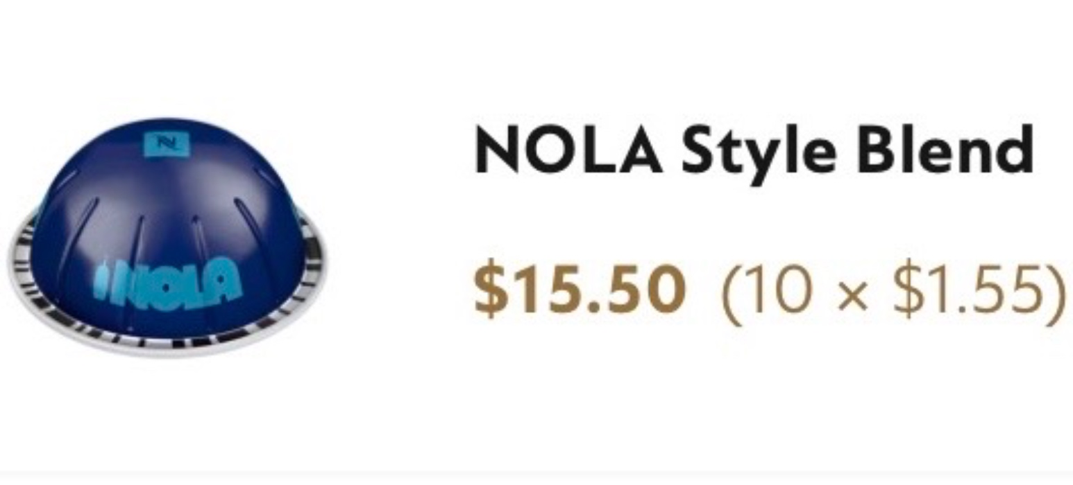 NOLA Style Blend Nespresso Pods