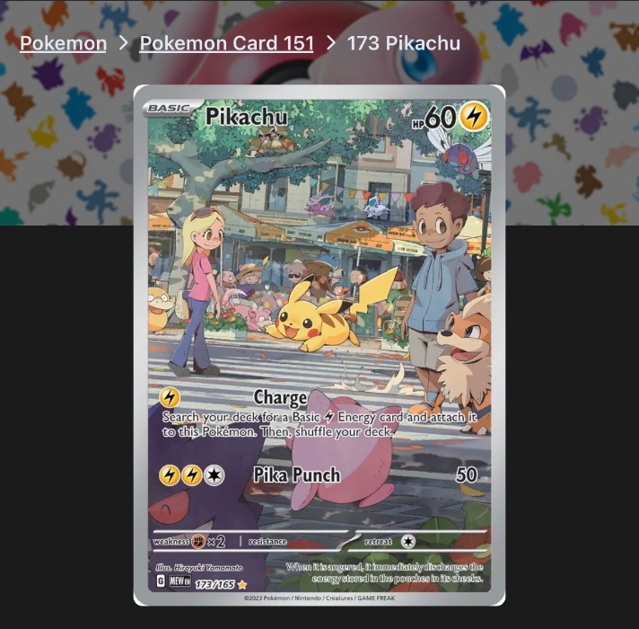 Pikachu 173/165