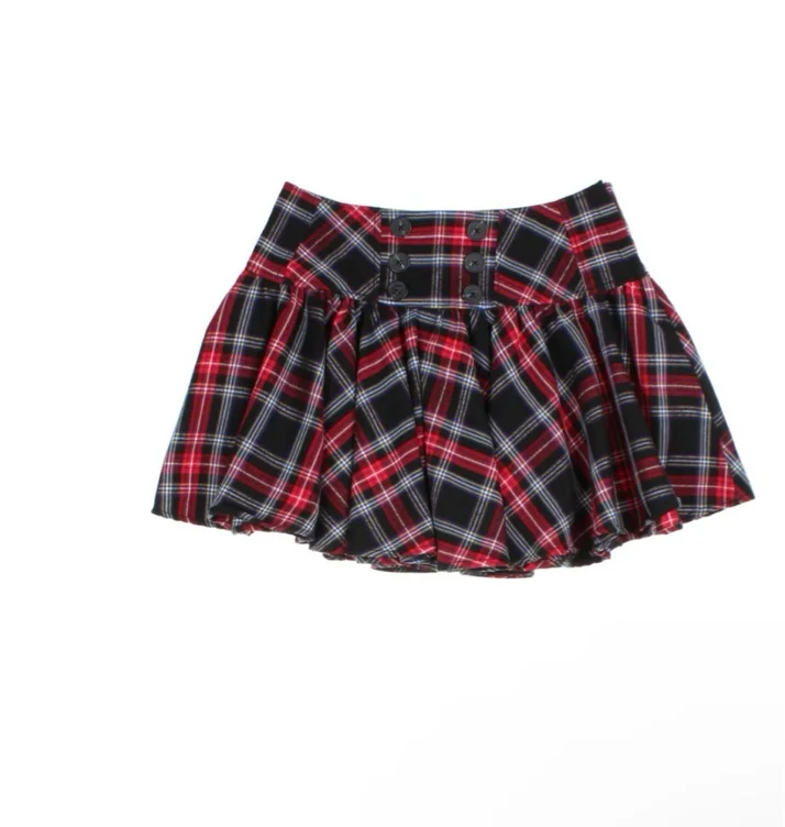 Tartan miniskirt