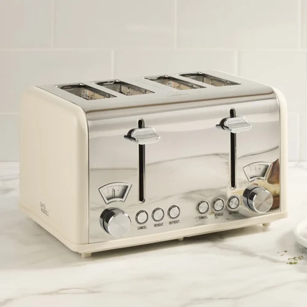 Newbury Stainless Steel 4 Slice Toaster