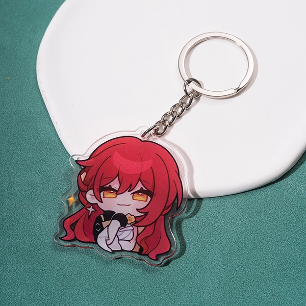 Cute Honkai Star Rail Keychains Kawaii Star Rail Phone Charm - G