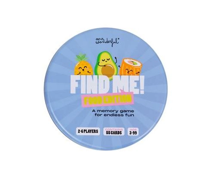 Jogo de Cartas Mr. Wonderful  - Find Me! Food Edition