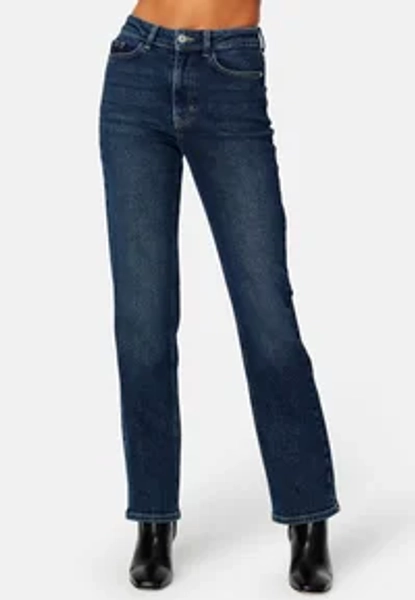 Straight leg jeans - dark blue - size 36