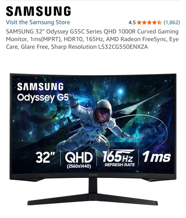 New gaming monitor 