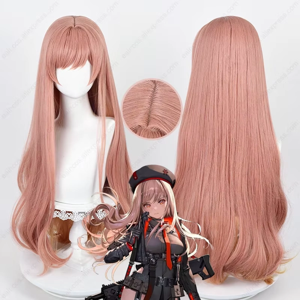 Rapi Cosplay perruque 85 cm de Long perruques Orange-rose perruques synthétiques résistantes à la chaleur cheveux du cuir chevelu - AliExpress 200000532